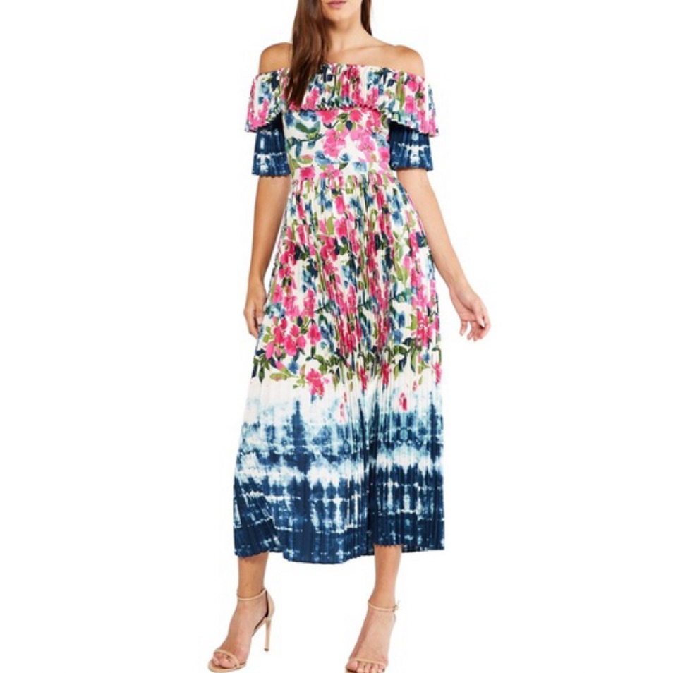 Misa Los Angeles Mirabelle Midi Dress Small